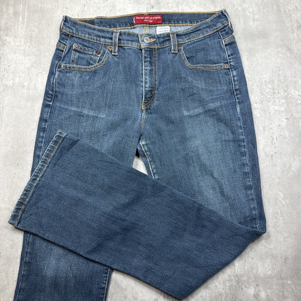 Vintage Women's LEVI'S 515 Nouveau Bootcut Low Rise Blue Jeans sz 10 Mis M